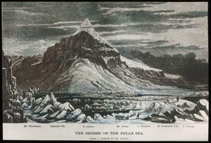 Image: The Shores of the Polar Sea, Engraving